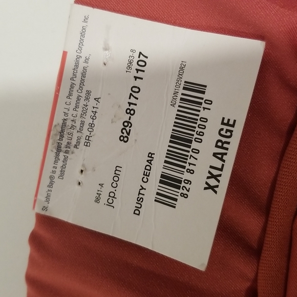 St. Johns Bay Coral Skort, XXL - Picture 5 of 7